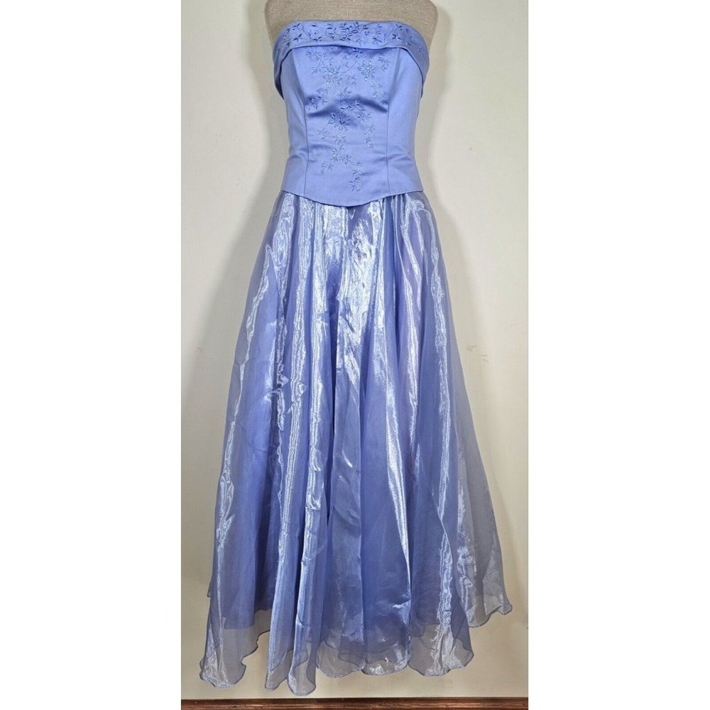 Aspeed USA Size Small 90’s Evening Formal Party Prom Dress Princess Style Lilac